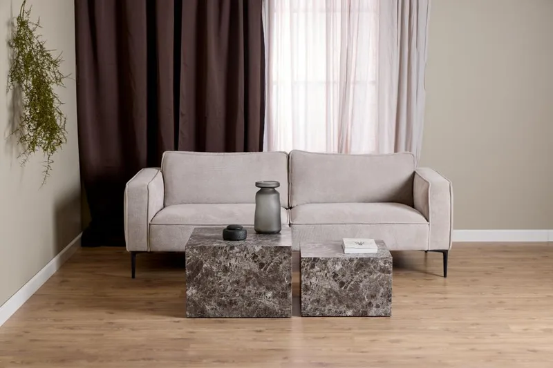 Samon Soffbord 58 cm - Brun - Möbler - Vardagsrum - Soffbord & vardagsrumsbord - Satsbord