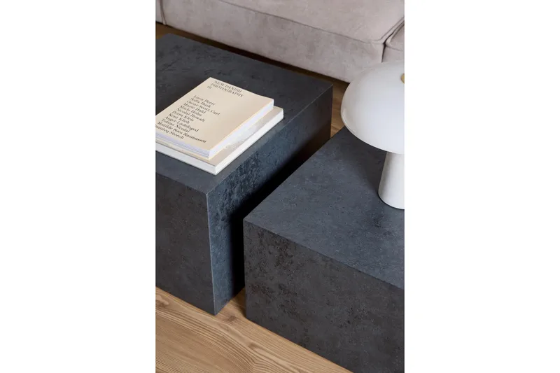 Samon Soffbord 58 cm - Svart - Möbler - Vardagsrum - Soffbord & vardagsrumsbord - Satsbord