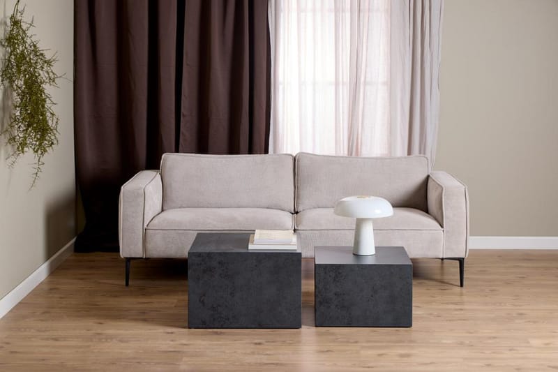 Samon Soffbord 58 cm - Svart - Möbler - Vardagsrum - Soffbord & vardagsrumsbord - Satsbord