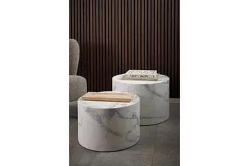 Samon Soffbord 58 cm - Vit - Möbler - Vardagsrum - Soffbord & vardagsrumsbord - Satsbord