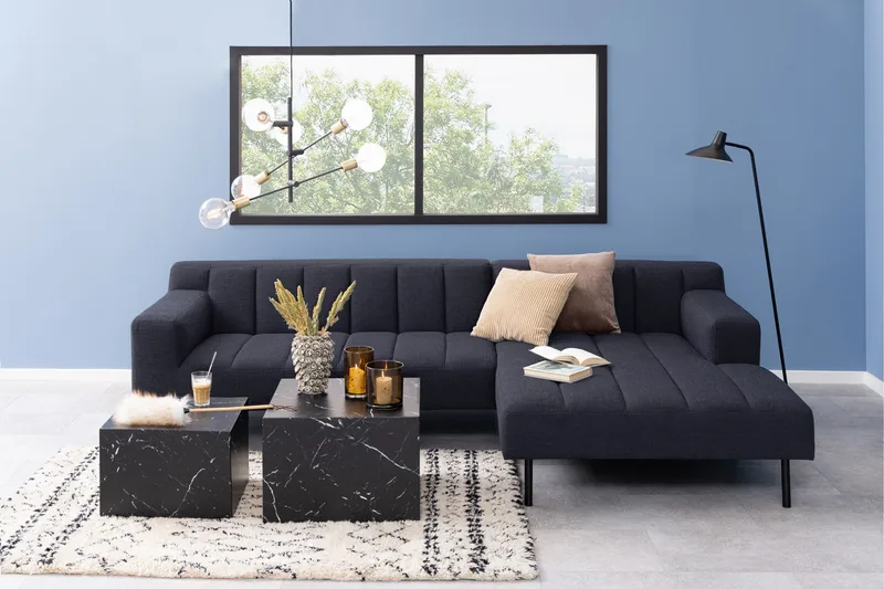 Samon Soffbord 58x58 cm - Svart - Möbler - Vardagsrum - Soffbord & vardagsrumsbord - Satsbord