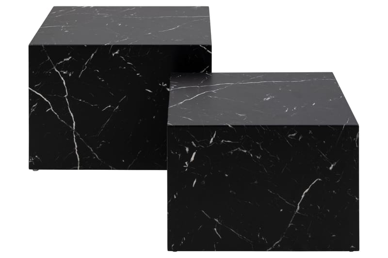 Samon Soffbord 58x58 cm - Svart - Möbler - Vardagsrum - Soffbord & vardagsrumsbord - Satsbord