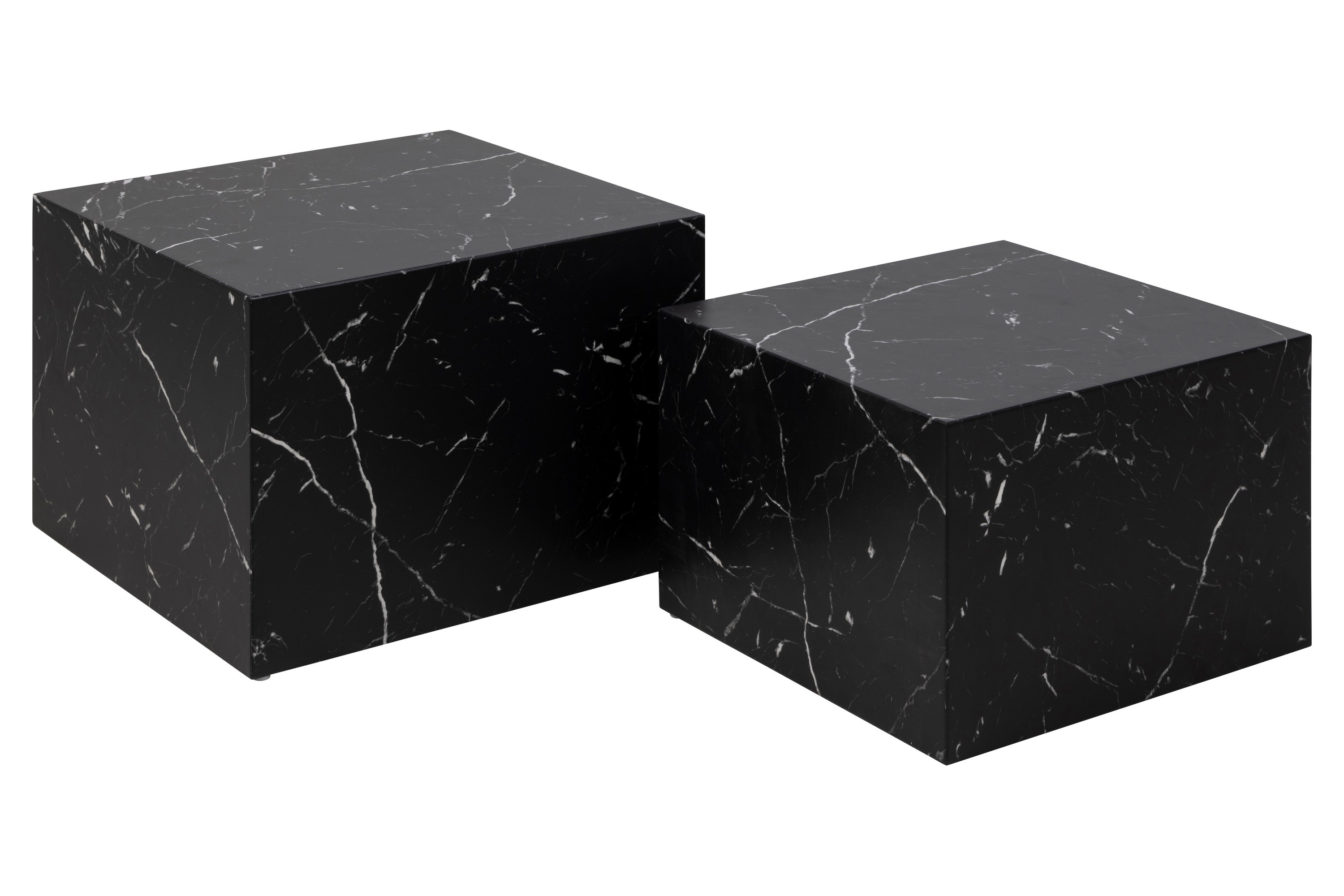 samon soffbord 58x58 cm svart -