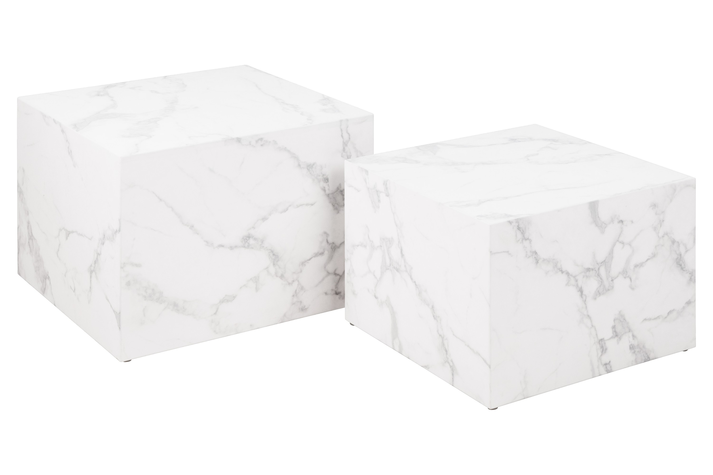 samon soffbord 58x58 cm vit -