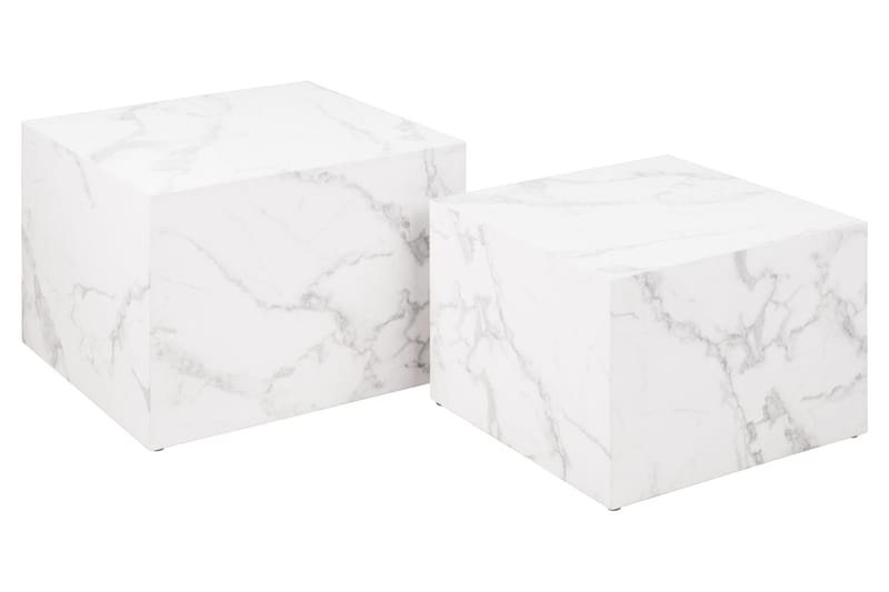 Samon Soffbord 58x58 cm, Vit