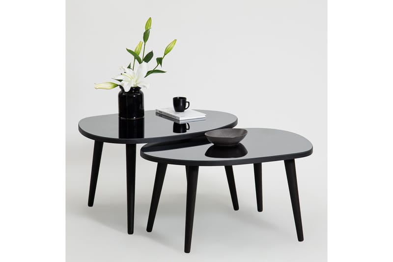 Samtens Satsbord - Svart - Möbler - Vardagsrum - Soffbord & vardagsrumsbord - Satsbord