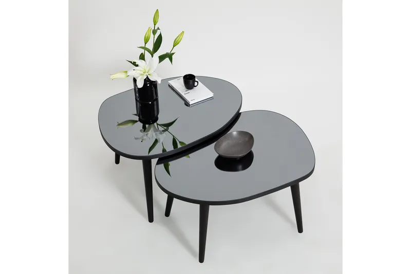 Samtens Satsbord - Svart - Möbler - Vardagsrum - Soffbord & vardagsrumsbord - Satsbord