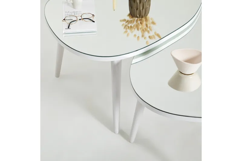 Samtens Satsbord - Vit - Möbler - Vardagsrum - Soffbord & vardagsrumsbord - Satsbord