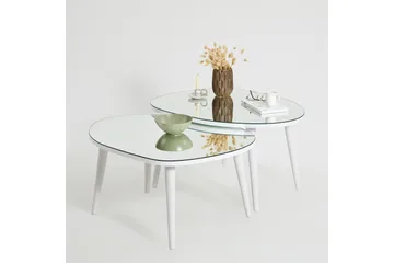 Samtens Satsbord - Vit - Möbler - Vardagsrum - Soffbord & vardagsrumsbord - Satsbord