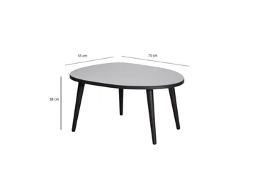 Samtens Soffbord 75 cm - Svart - Möbler - Vardagsrum - Soffbord & vardagsrumsbord - Soffbord