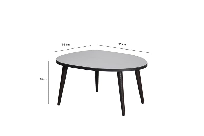 Samtens Soffbord 75 cm - Svart - Möbler - Vardagsrum - Soffbord & vardagsrumsbord - Soffbord