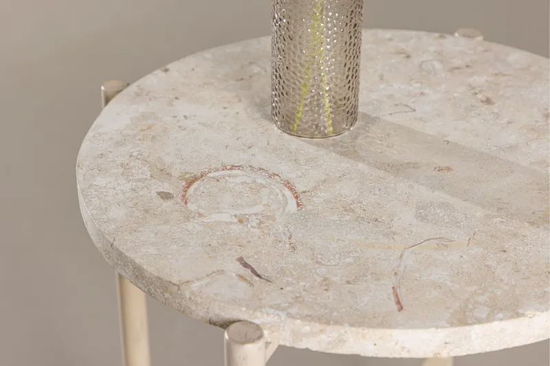 Sandhamn Soffbord 40 cm Rund - Beige - Möbler - Vardagsrum - Soffbord & vardagsrumsbord - Soffbord