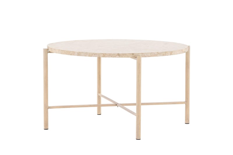 Sandhamn Soffbord 70 cm Rund - Beige - Möbler - Vardagsrum - Soffbord & vardagsrumsbord - Soffbord