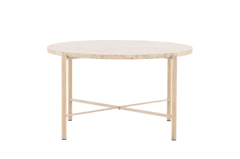 Sandhamn Soffbord 70 cm Rund - Beige - Möbler - Vardagsrum - Soffbord & vardagsrumsbord - Soffbord