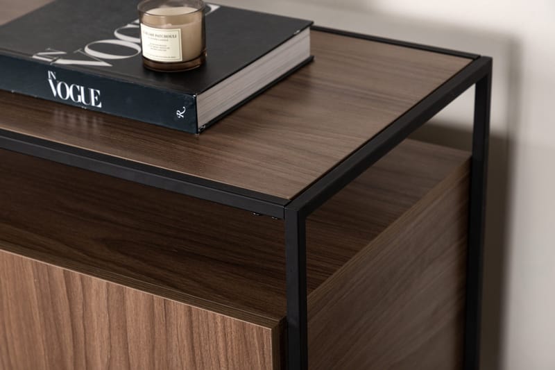 Kingsport Sidobord 45 cm - Brun - Möbler - Vardagsrum - Soffbord & vardagsrumsbord - Sidobord & lampbord