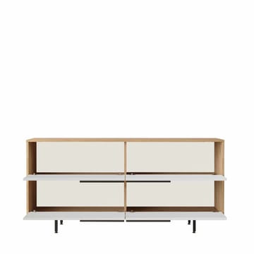 Sarnor Konsolbord 160x74,3x44,5 cm - Naturlig och vit - Möbler - Vardagsrum - Soffbord & vardagsrumsbord - Avlastningsbord & konsolbord