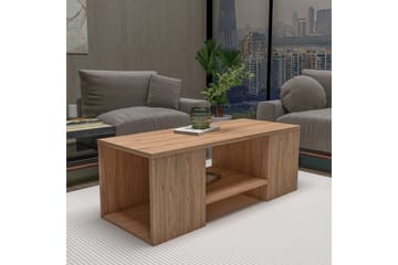 Sarte Soffbord 100x37 cm - Beige/Ljus Brun/Trä - Möbler - Vardagsrum - Soffbord & vardagsrumsbord - Satsbord