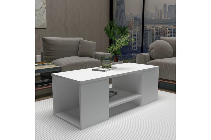 Sarte Soffbord 100x37 cm - Vit - Möbler - Vardagsrum - Soffbord & vardagsrumsbord - Satsbord
