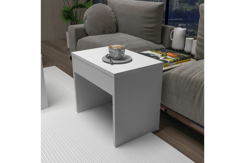Sarte Soffbord 100x37 cm - Vit - Möbler - Vardagsrum - Soffbord & vardagsrumsbord - Satsbord