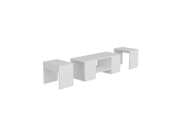 Sarte Soffbord 100x37 cm - Vit - Möbler - Vardagsrum - Soffbord & vardagsrumsbord - Satsbord