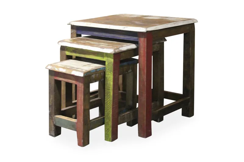 Adaja Satsbord 48 cm - Akacia Brun - Möbler - Vardagsrum - Soffbord & vardagsrumsbord - Satsbord