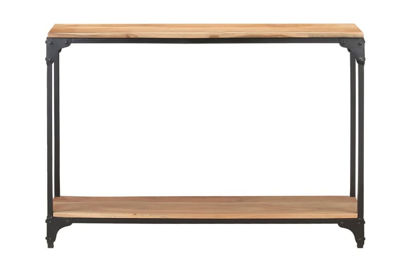 Avlastningsbord 110x30x75 cm massivt akaciaträ - Brun - Möbler - Vardagsrum - Soffbord & vardagsrumsbord - Satsbord