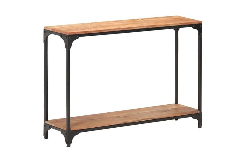 Avlastningsbord 110x30x75 cm massivt akaciaträ - Brun - Möbler - Vardagsrum - Soffbord & vardagsrumsbord - Satsbord