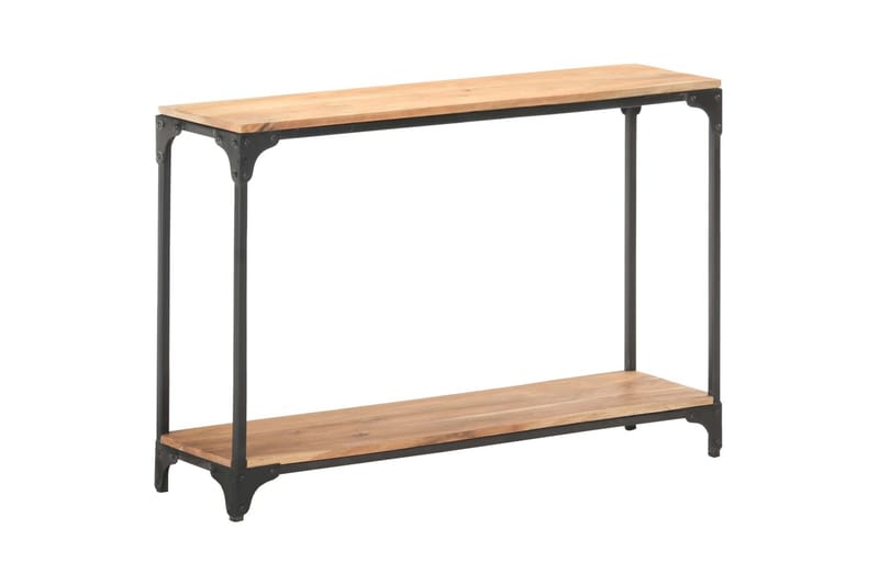Avlastningsbord 110x30x75 cm massivt akaciaträ - Brun - Möbler - Vardagsrum - Soffbord & vardagsrumsbord - Satsbord