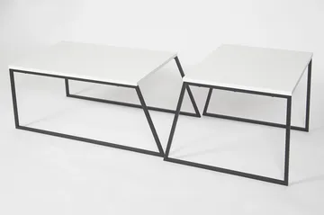 Bodsjö Satsbord 88 cm 2 Bord - Vit - Möbler - Vardagsrum - Soffbord & vardagsrumsbord - Satsbord