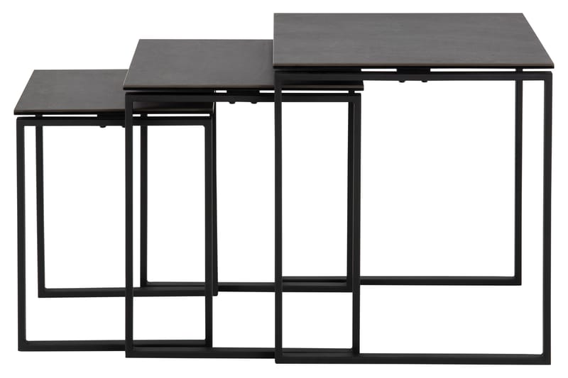 Cynthia Satsbord - Svart - Möbler - Vardagsrum - Soffbord & vardagsrumsbord - Satsbord