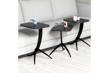 Erykah Satsbord 45 cm - Svart - Möbler - Vardagsrum - Soffbord & vardagsrumsbord - Satsbord