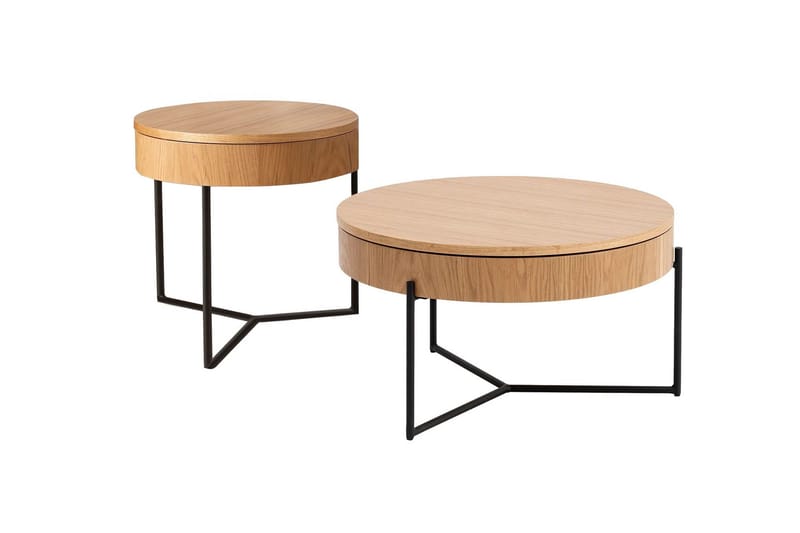 Islo Satsbord - Svart - Möbler - Vardagsrum - Soffbord & vardagsrumsbord - Satsbord