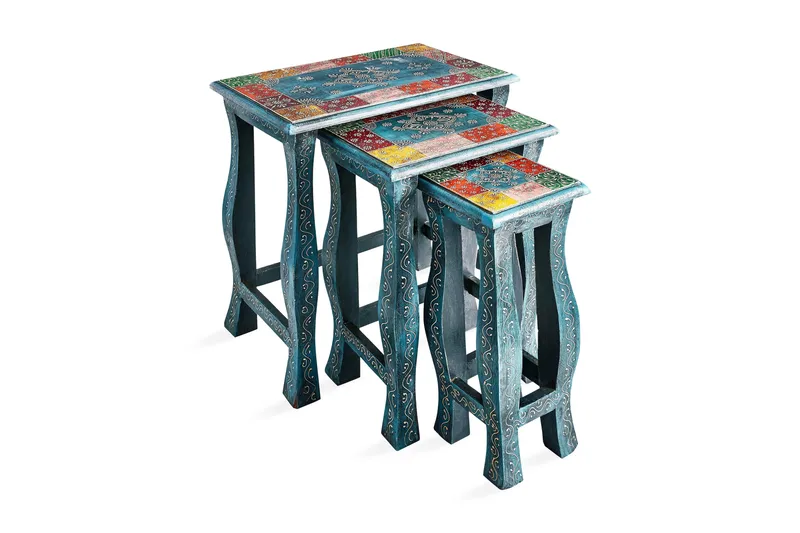 Lasarte Satsbord 56 cm, Blå