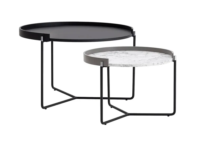 Manisha Satsbord - Antracit - Möbler - Vardagsrum - Soffbord & vardagsrumsbord - Satsbord