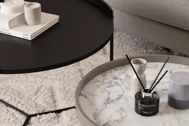 Manisha Satsbord - Antracit - Möbler - Vardagsrum - Soffbord & vardagsrumsbord - Satsbord