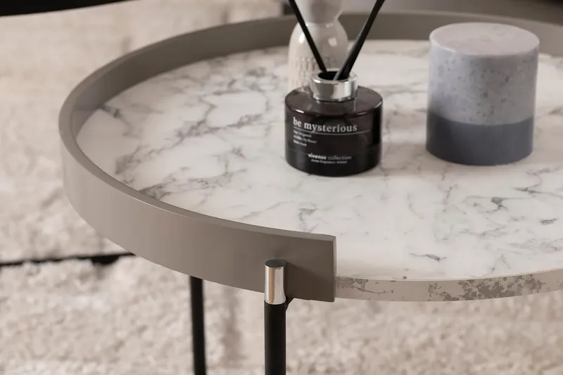 Manisha Satsbord - Antracit - Möbler - Vardagsrum - Soffbord & vardagsrumsbord - Satsbord