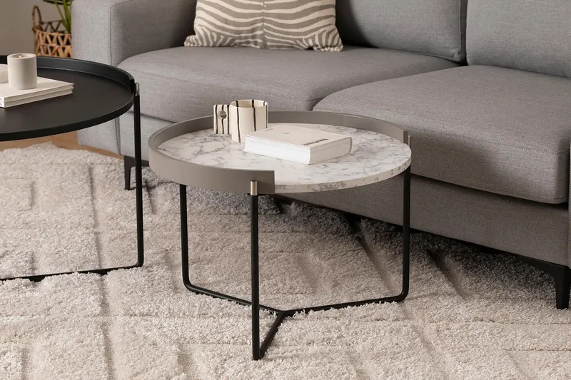 Manisha Satsbord - Antracit - Möbler - Vardagsrum - Soffbord & vardagsrumsbord - Satsbord