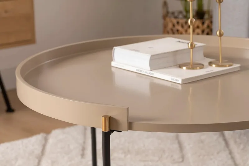 Manisha Satsbord - Beige - Möbler - Vardagsrum - Soffbord & vardagsrumsbord - Satsbord