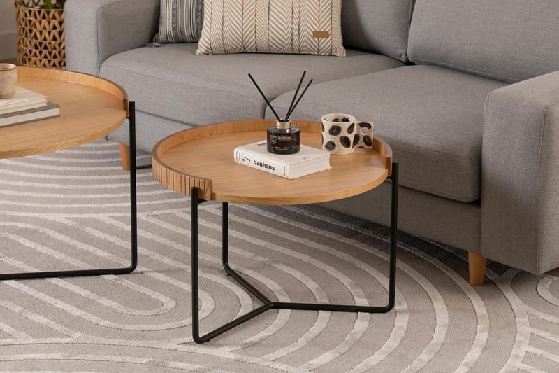 Manisha Satsbord - Natural - Möbler - Vardagsrum - Soffbord & vardagsrumsbord - Satsbord