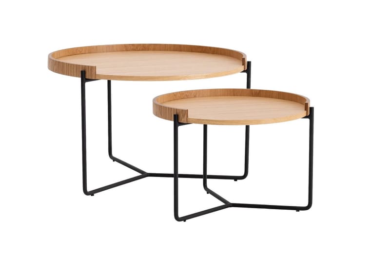 Manisha Satsbord - Natural - Möbler - Vardagsrum - Soffbord & vardagsrumsbord - Satsbord