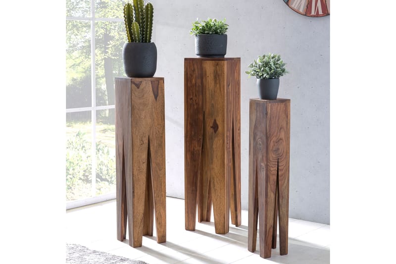 Minasian Satsbord 3-pack - Trä/natur - Möbler - Vardagsrum - Soffbord & vardagsrumsbord - Satsbord