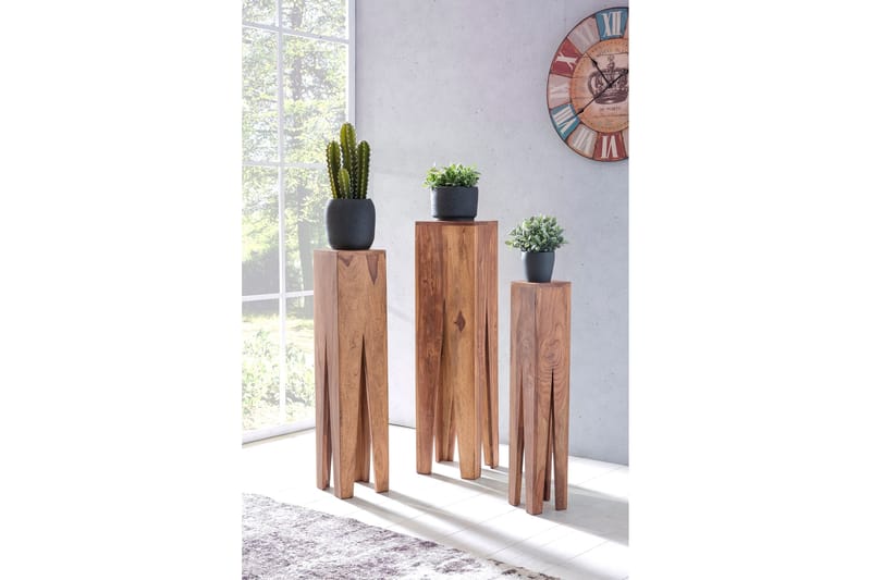 Monseratt Satsbord 3-pack - Trä/natur - Möbler - Vardagsrum - Soffbord & vardagsrumsbord - Satsbord