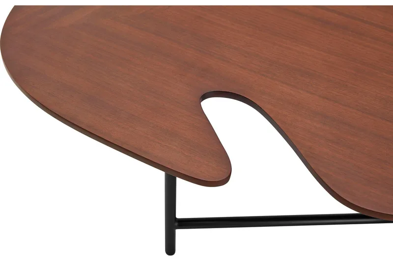 Otteskruv Satsbord 120 cm - Mörkbrun/Svart - Möbler - Vardagsrum - Soffbord & vardagsrumsbord - Satsbord