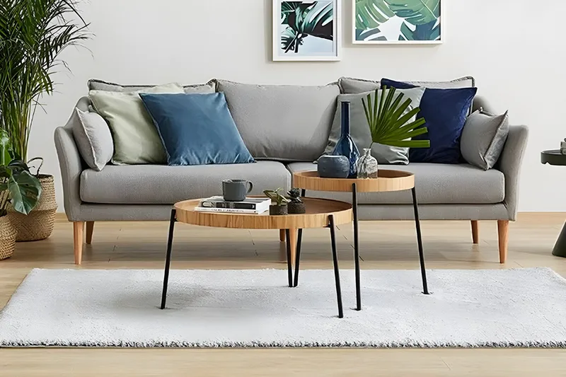 Rachida Satsbord - Natural - Möbler - Vardagsrum - Soffbord & vardagsrumsbord - Satsbord