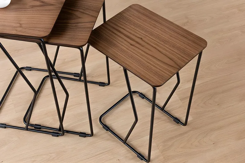 Retore Satsbord - Valnöt - Möbler - Vardagsrum - Soffbord & vardagsrumsbord - Satsbord