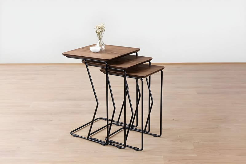 Retore Satsbord - Valnöt - Möbler - Vardagsrum - Soffbord & vardagsrumsbord - Satsbord