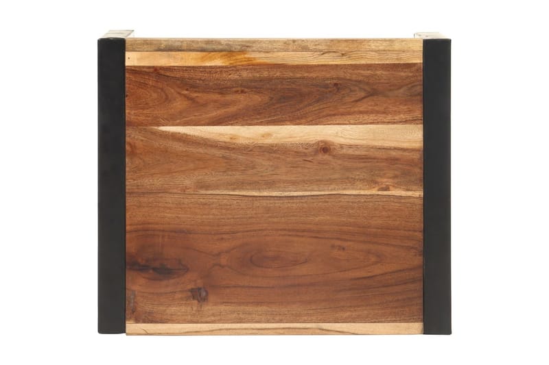 Satsbord 3 st massivt trä med sheshamfinish - Brun - Möbler - Vardagsrum - Soffbord & vardagsrumsbord - Satsbord