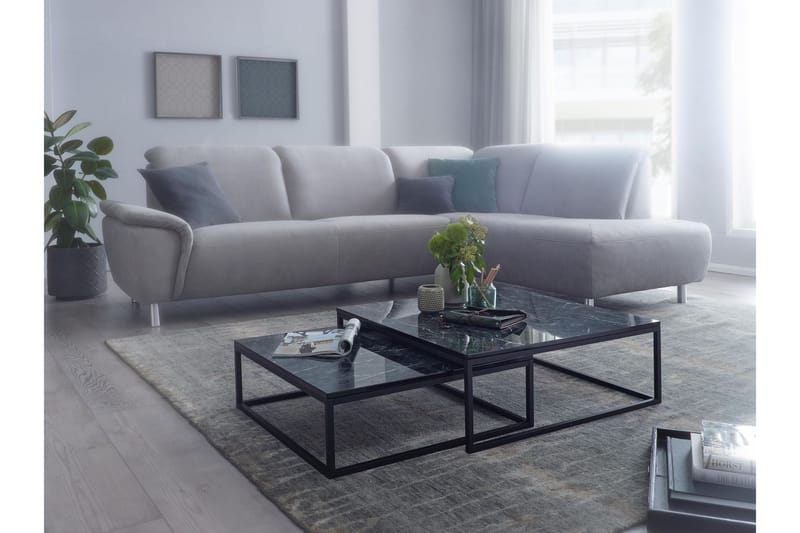SENECA Satsbord 75 cm Svart -   - Bord - Satsbord