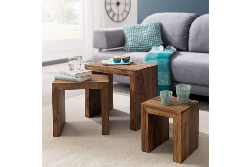 Telander Satsbord 3-pack - Trä/natur - Möbler - Vardagsrum - Soffbord & vardagsrumsbord - Satsbord