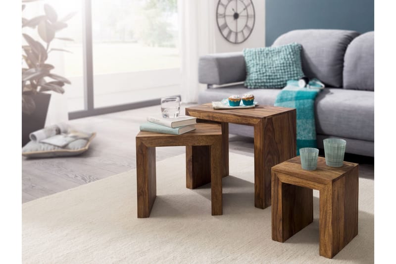 Telander Satsbord 3-pack - Trä/natur - Möbler - Vardagsrum - Soffbord & vardagsrumsbord - Satsbord